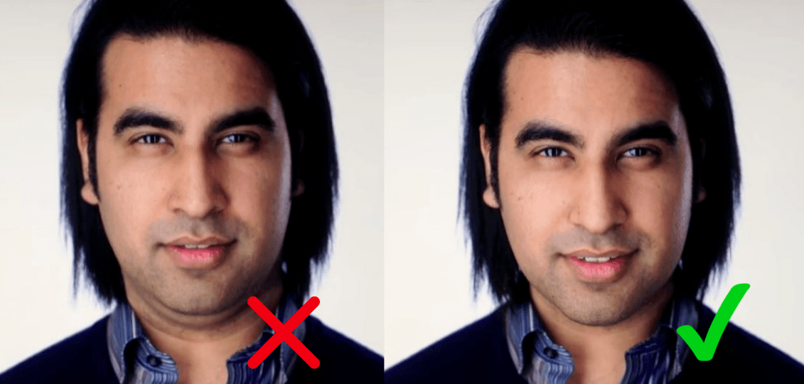 tinder profilbilder optimieren  jawline trick attraktiver aussehen 2