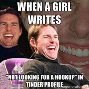 tinder one night stand no ONS meme
