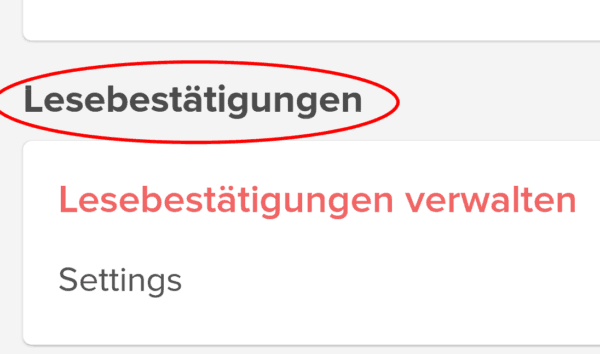 tinder sehen wer nachrichten gelesen hat aktivieren