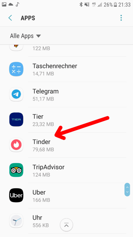 So kannst du Tinder deinstallieren