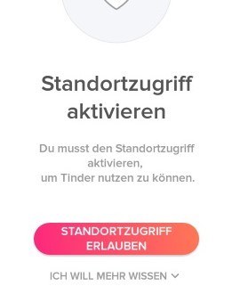tinder ohne facebook standort aktivieren