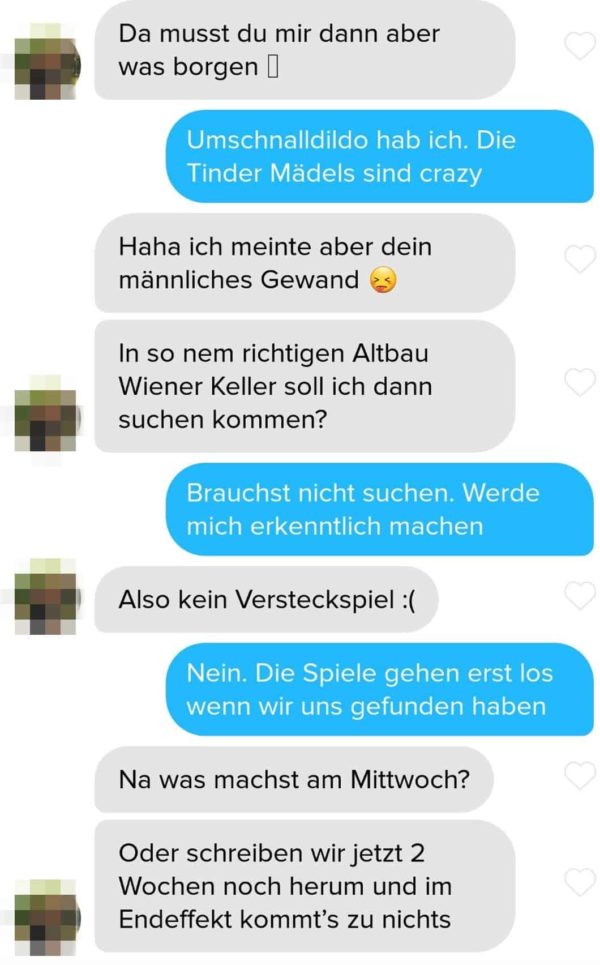tinder chat tipps nicht so ernst sein