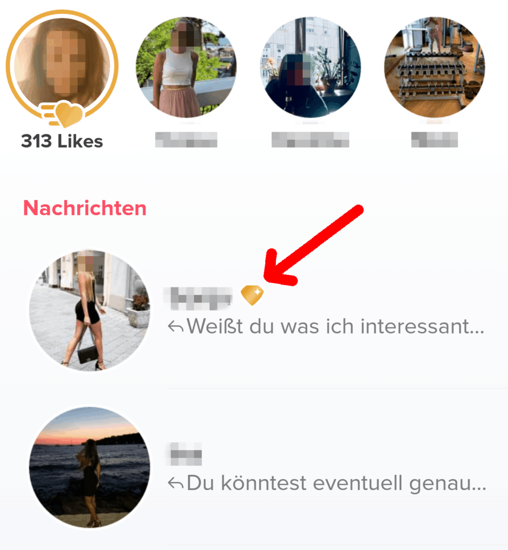 diamant symbol für top-picks im chat