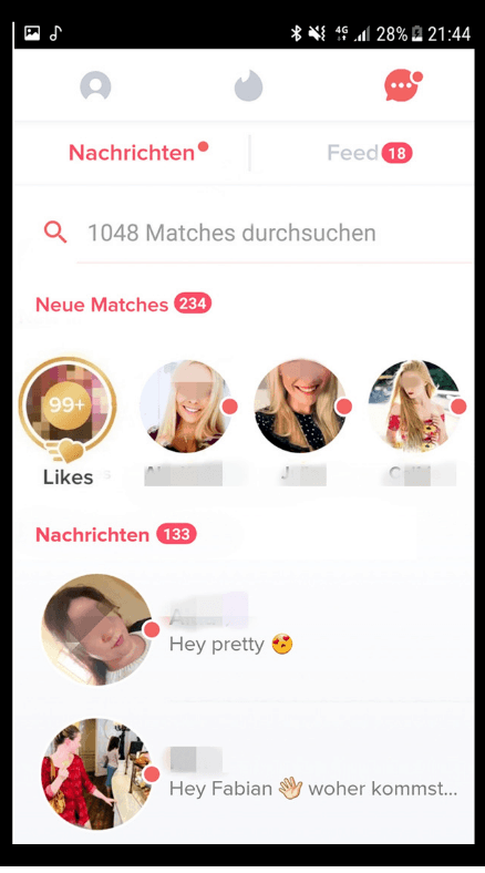 So kannst du auf Tinder kostenlos mit Frauen schreiben