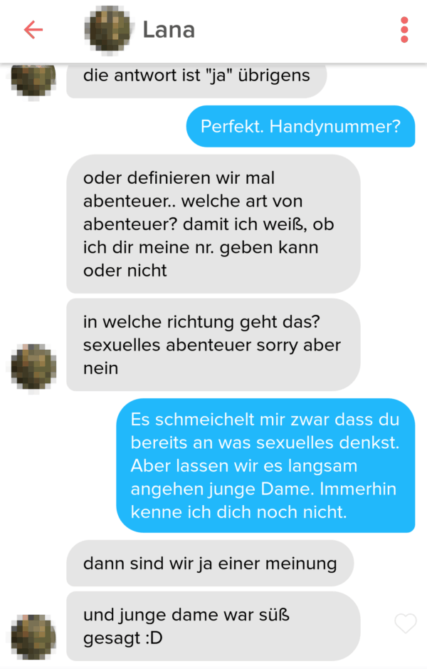 beeispielchat flirt-technik aussagen fehlinterpretieren
