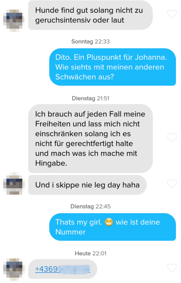 Beispiel für Chat Technik Punkte verteilen