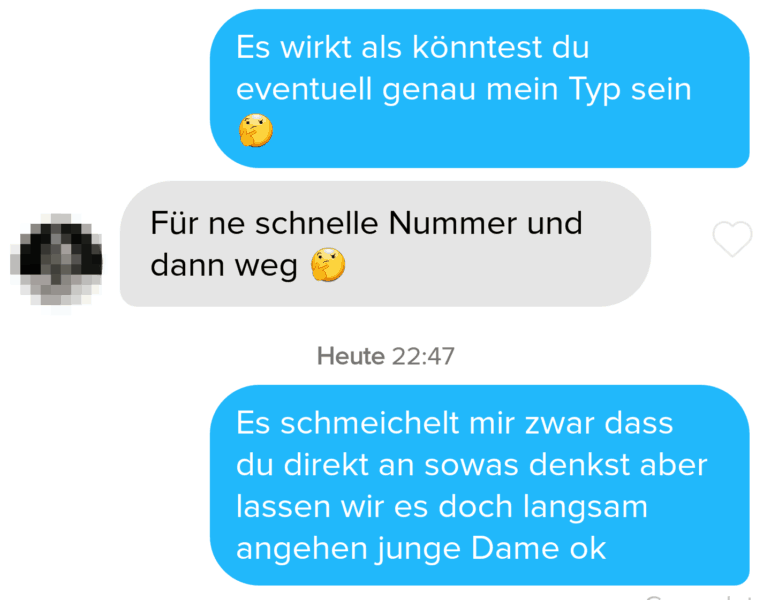 beispiel für flirt-technik des fehlinterpretierens