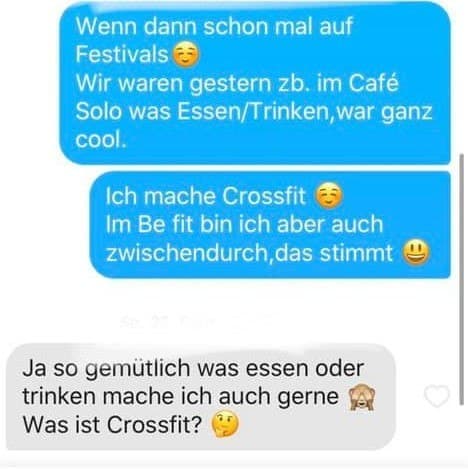 Beispiel Chat zu sachlich mit Frauen schreiben und nicht flirten im Chat