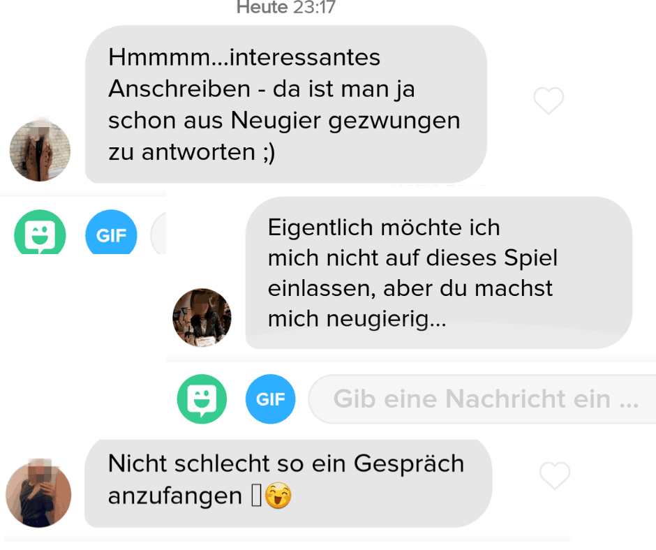 Frauen auf Tinder können gar nicth anders, als neugierig zu werden mit dem Open-Loop-Trick