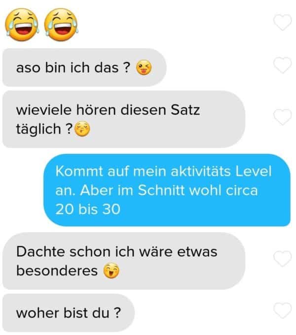 beispielchat tests von frauen durch übertriebene lustige ehrlichkeit überstehen