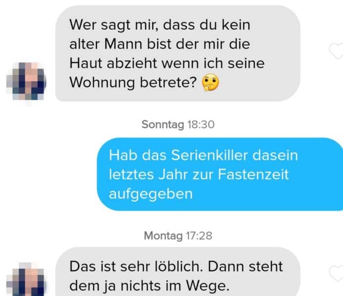 beispiel chatverlauf einwände und tests humorvoll überstehen