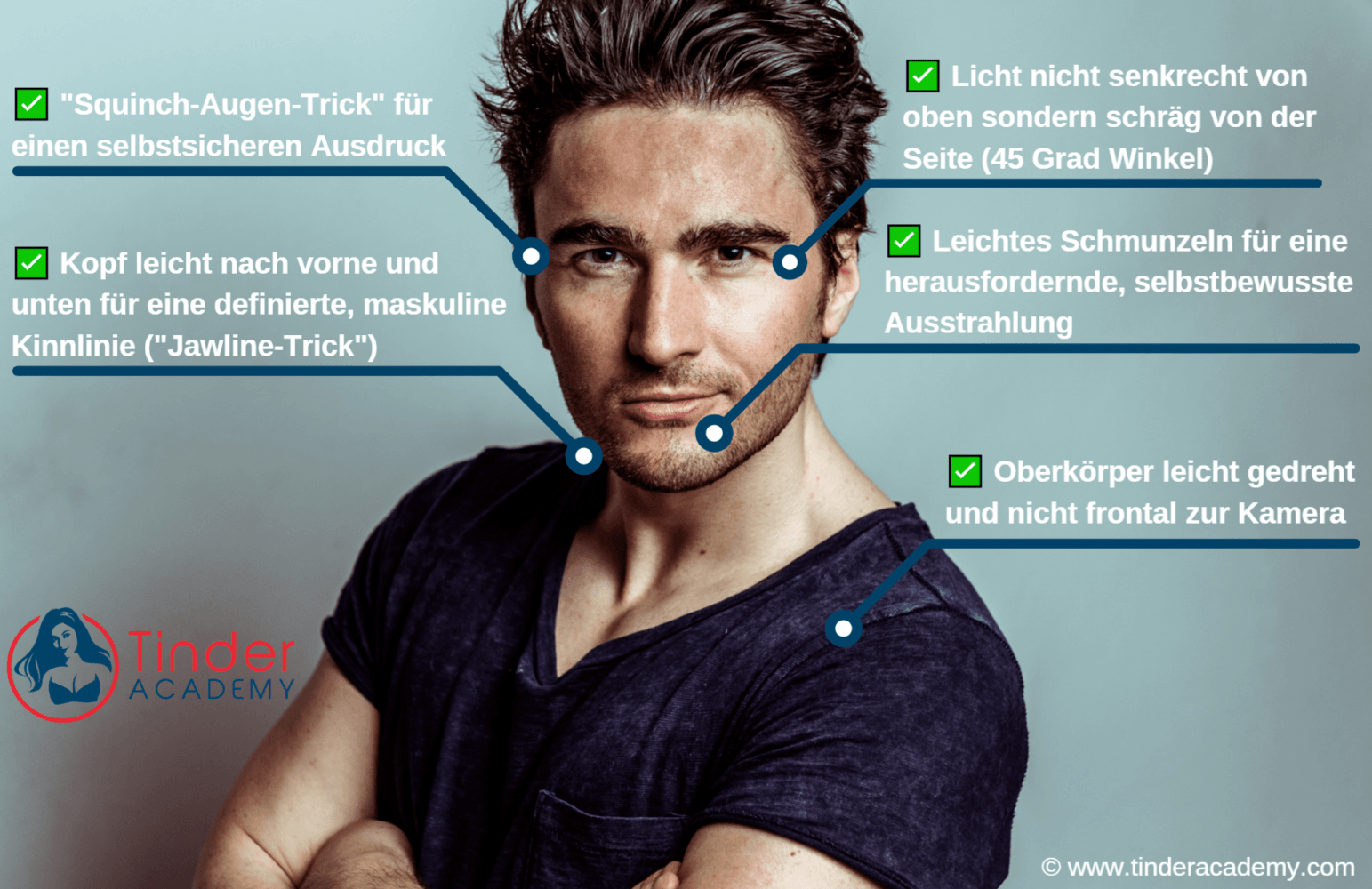 Wenn du diese Foto-Tricks beachtest bekommt du mehr Likes und mehr Matches auf Tinder