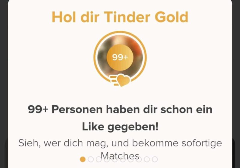 Likes sehen mit Tinder Gold