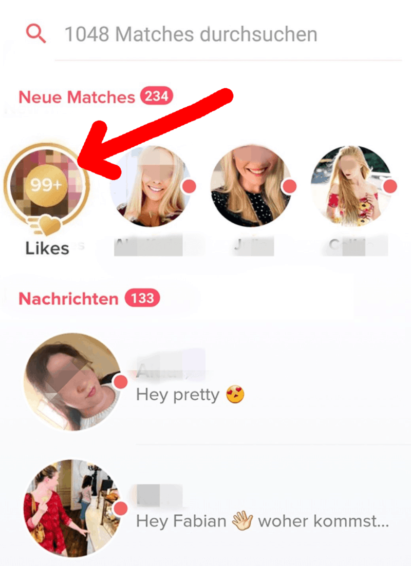 Tinder Likes sehen kostenlos ohne Gold Abo