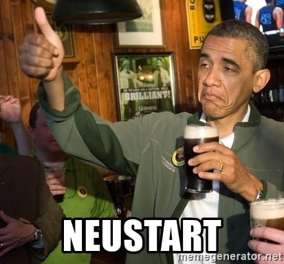 tinder neustart meme