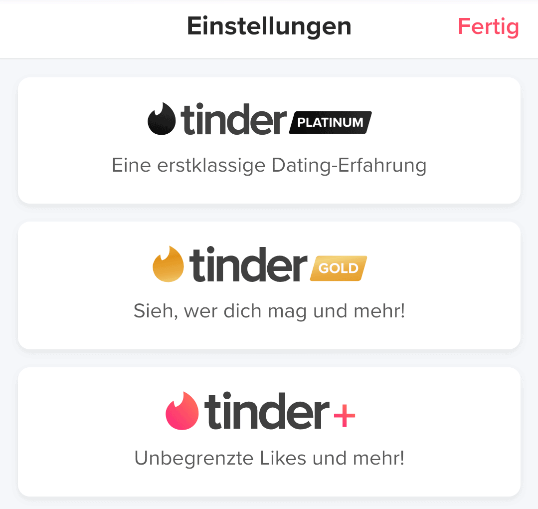 Tinder Standort ändern mit einem Premium Abo
