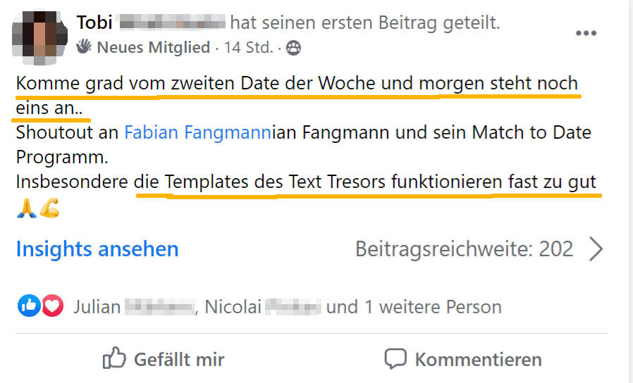Diese Erfahrungen machen Männer mit dem Match to Date System der TinderAcademy