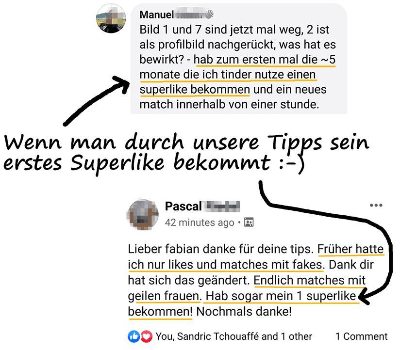 So bekommt man mit den Tipps der TinderAcademy auch Super-Likes