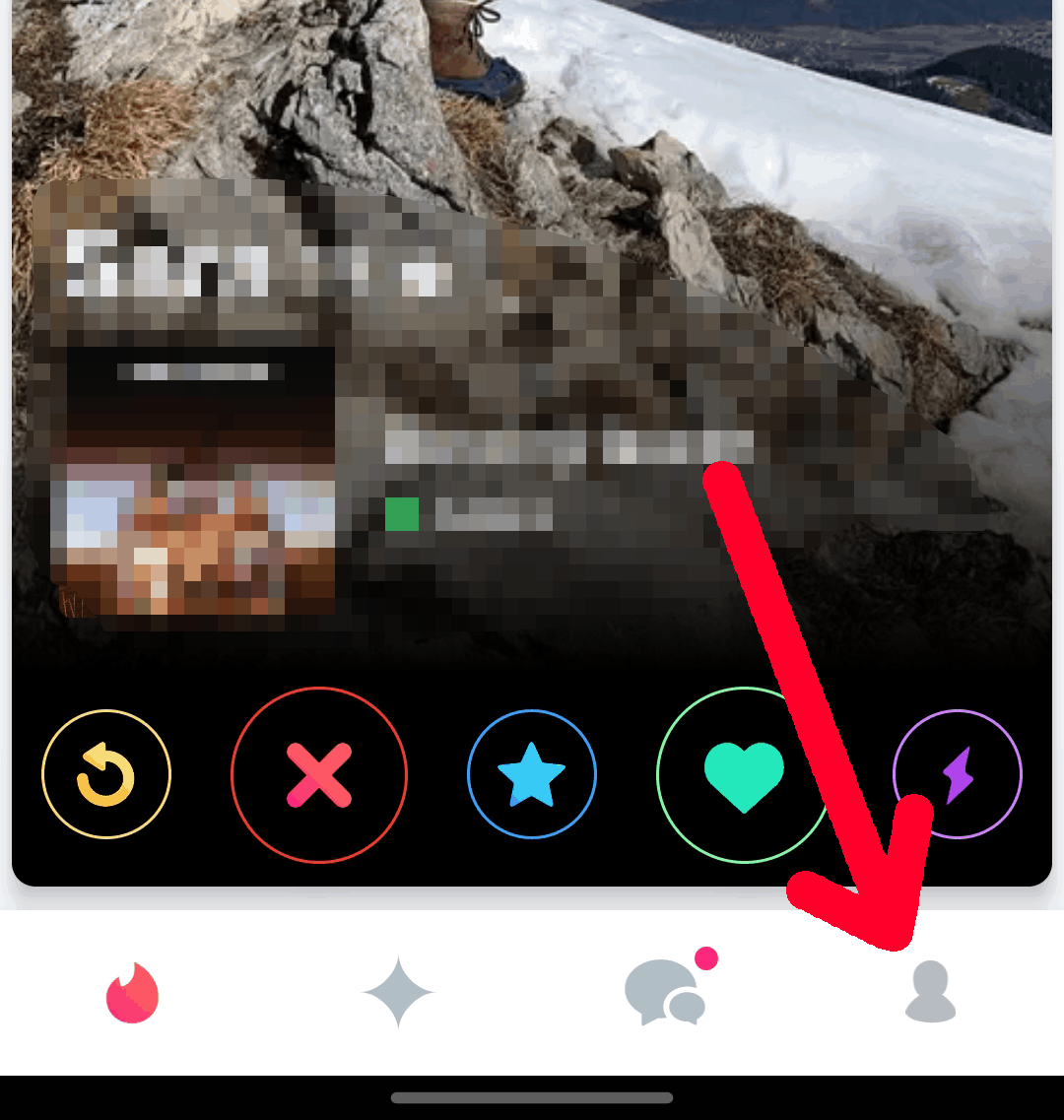 So blockierst du Kontakte in Tinder