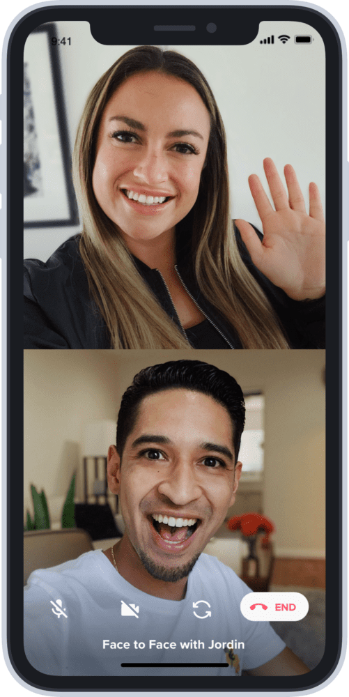 So sieht der Tinder Video-Chat aus
