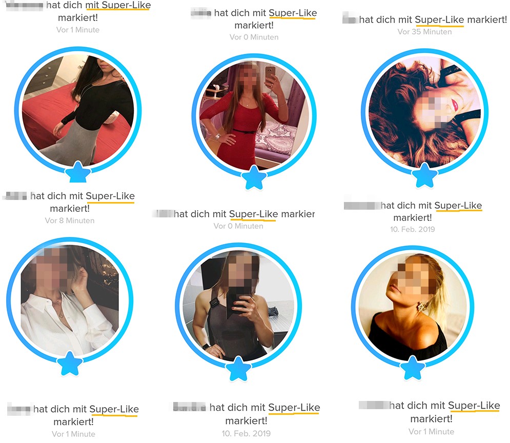 Mit dem richtigen Tinder Profil bekommt man jede Menge Superlikes