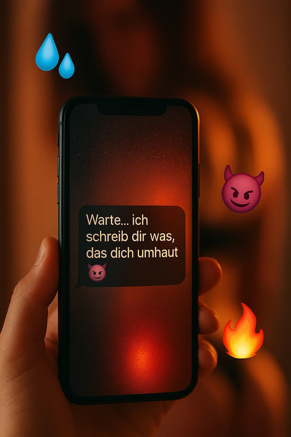 Beispiel für versaute Nachricht beim Sexting