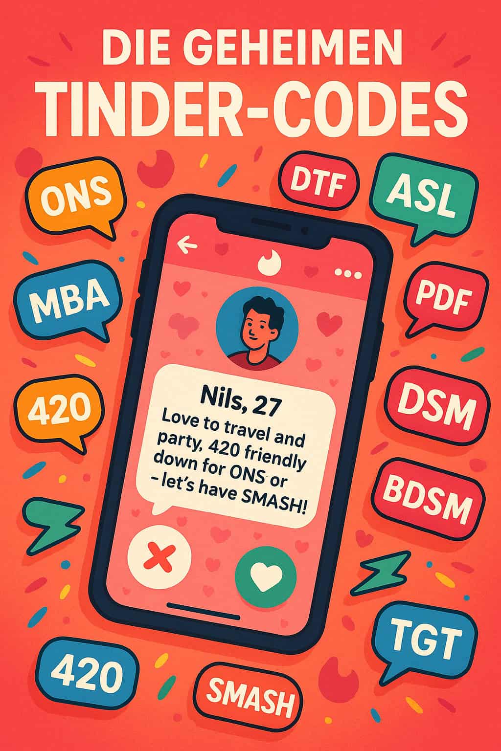 Das sind die vielen verschiedenen Tinder Codes und Online-Dating-Abkürzungen 