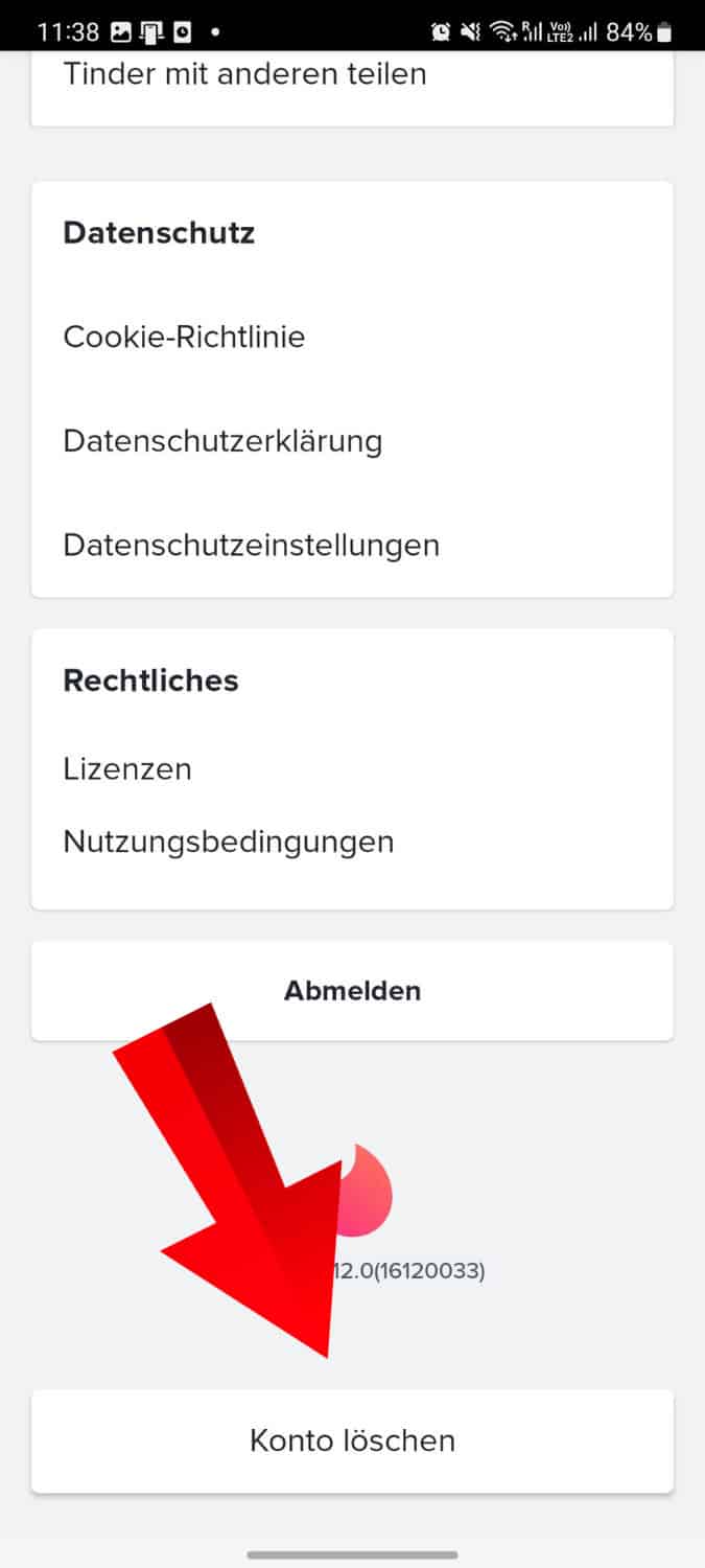 Hier siehst du, wie du deinen Account löschen kannst, um Tinder zurückzusetzen und einen echten Reset zu haben