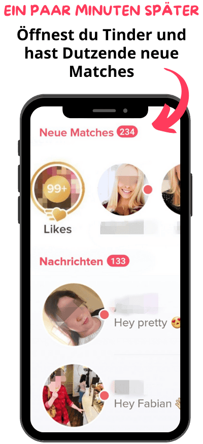 Tinder Fotoshooting Ergebnisse_mobile_matches